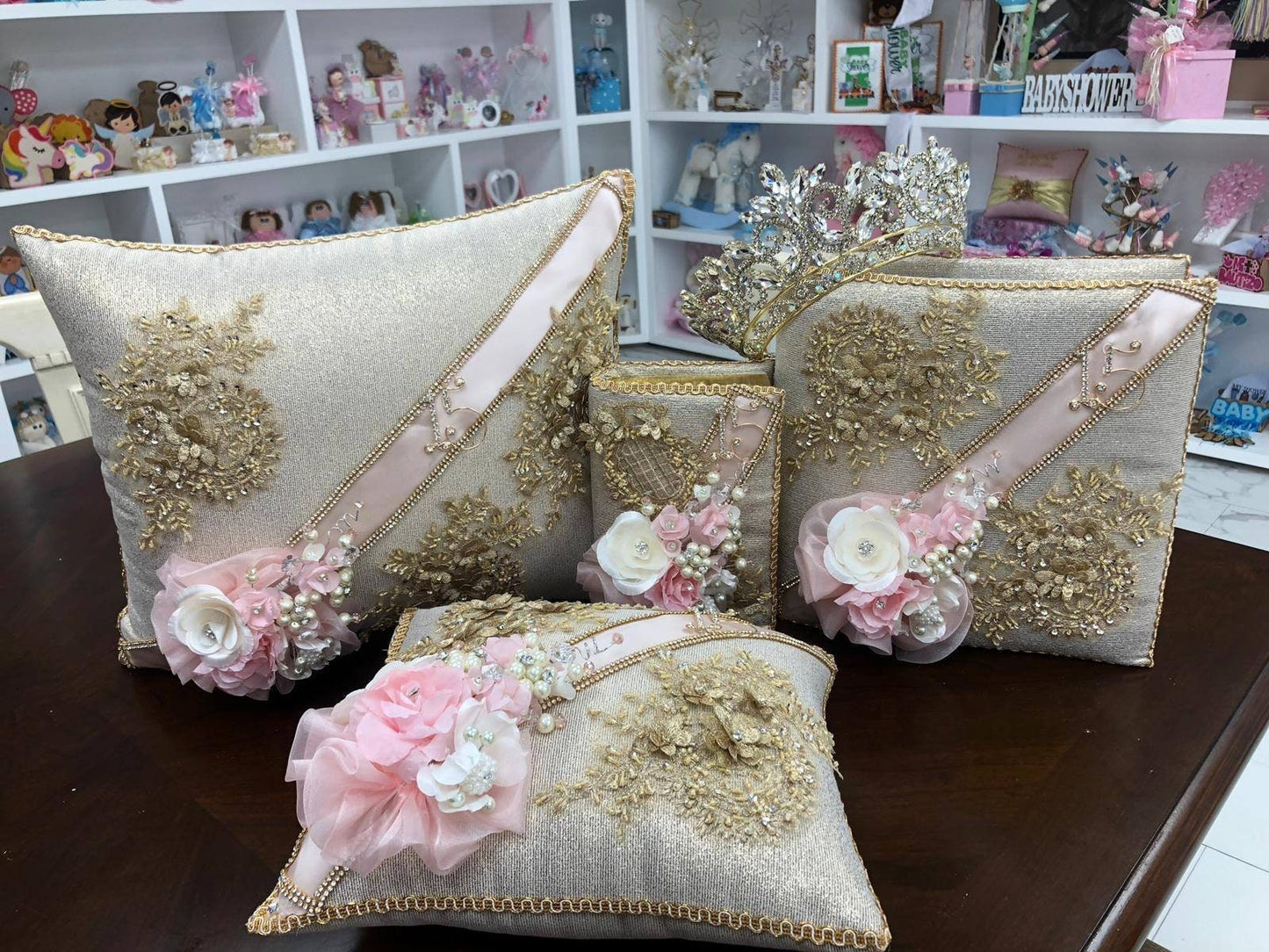 Set de Cojines para Quinceanera/Custom made Pillow Set/ Set de Cojines para Quinceanera Custom Sweet Sixteen Set Quinceanera Pillow Set95