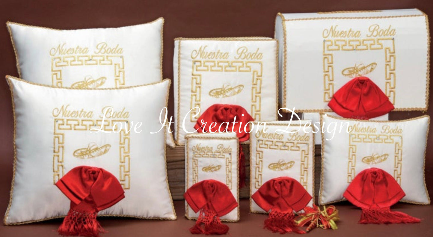 Custom Made Wedding Pillow Set/Personalizado Set de Cojines para Boda/Cojines para Boda, Pillow Set, Cojines de Boda146