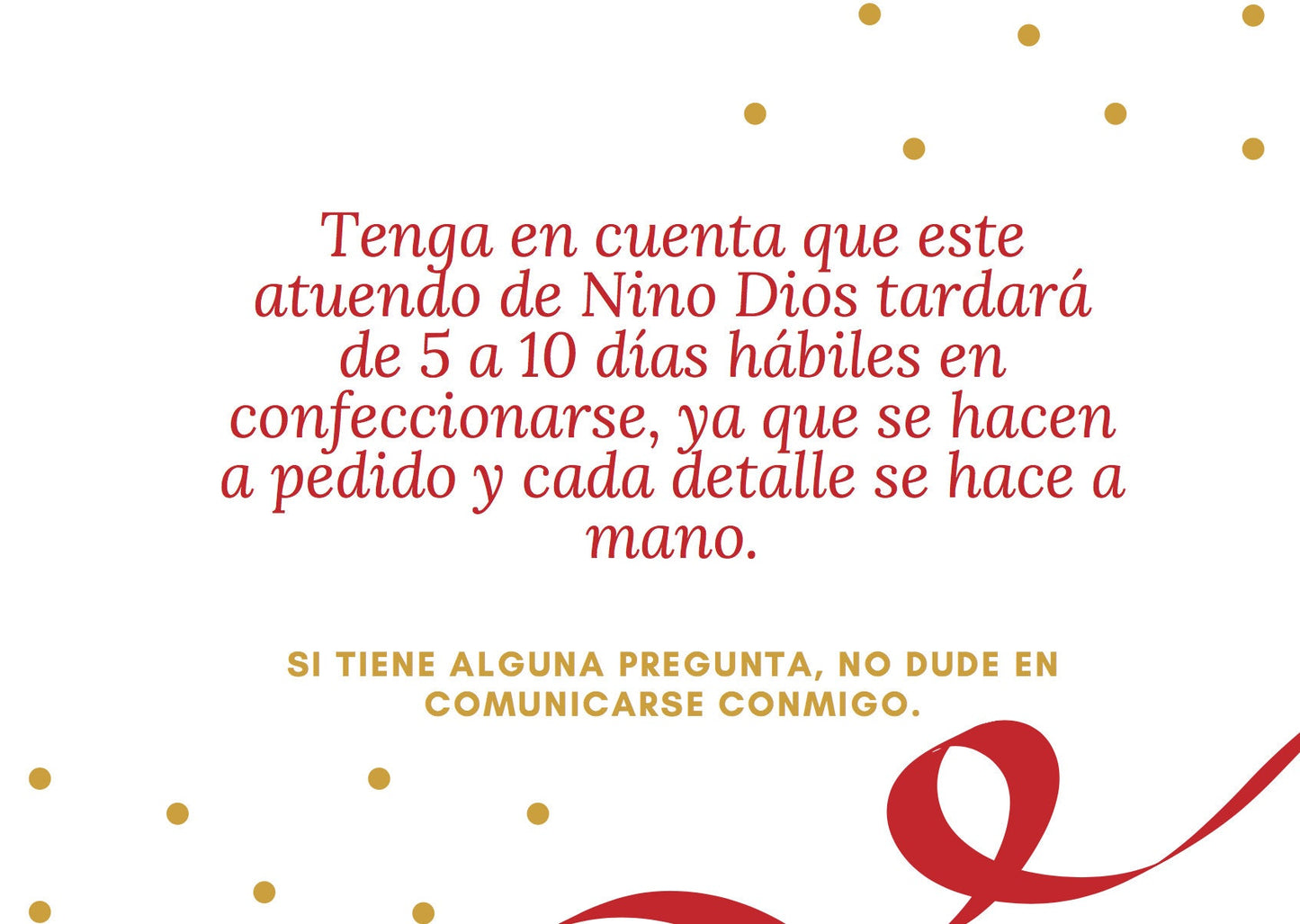 Trajecito de La Sagrada Familia para Niño Dios con accesorios Incluidos/Baby Jesus Outfit4