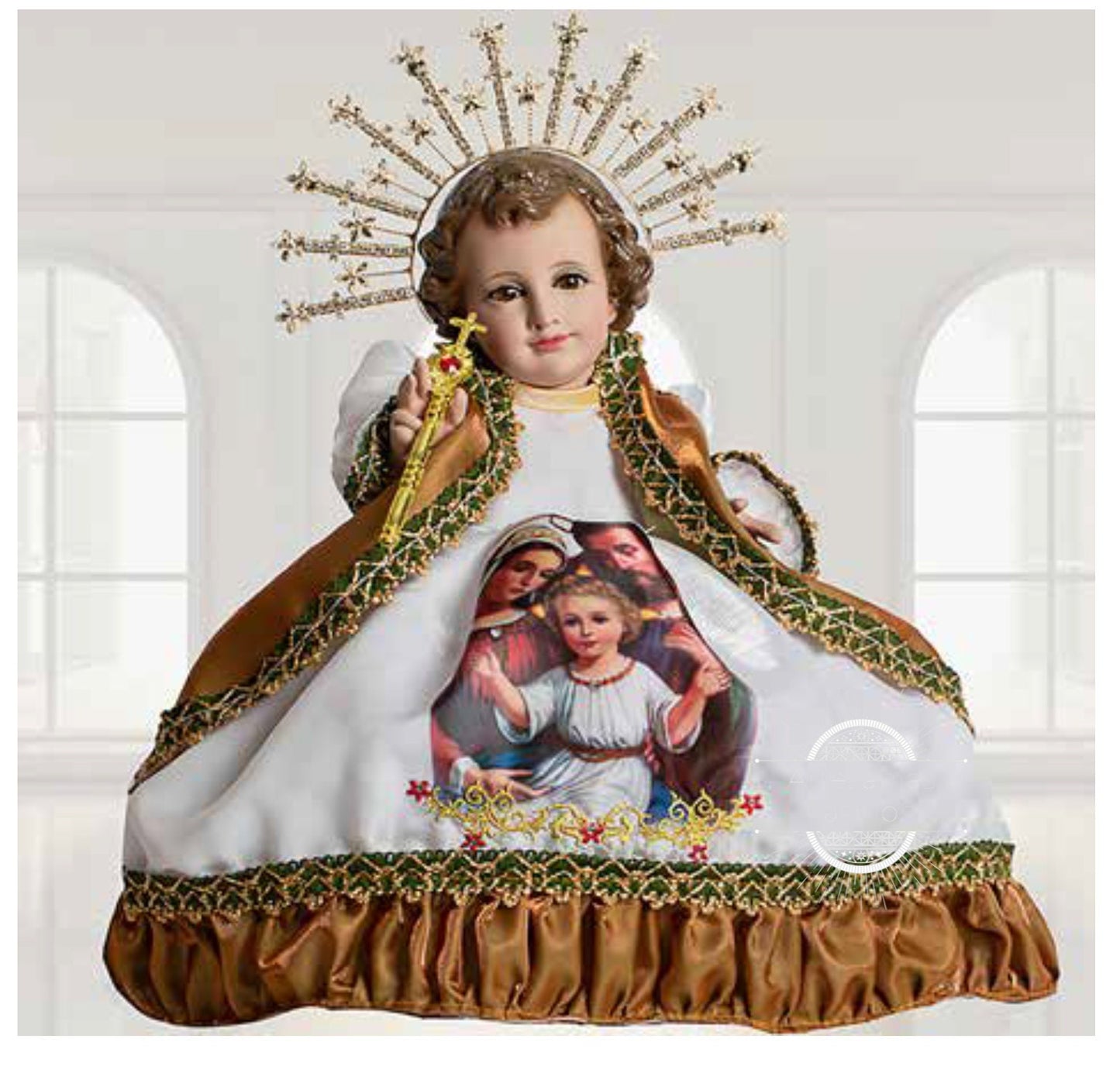 Trajecito de La Sagrada Familia para Niño Dios con accesorios Incluidos/Baby Jesus Outfit129