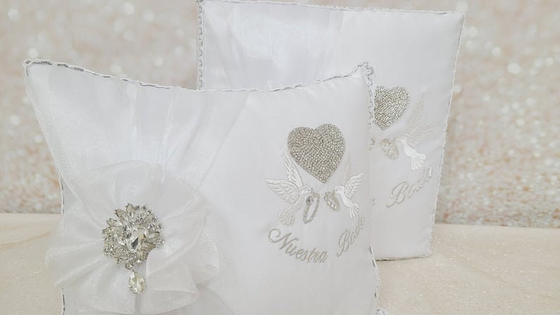 Custom Made Wedding Pillow Set/Personalizado Set de Cojines para Boda/Cojines para Boda, Pillow Set, Cojines de Boda454