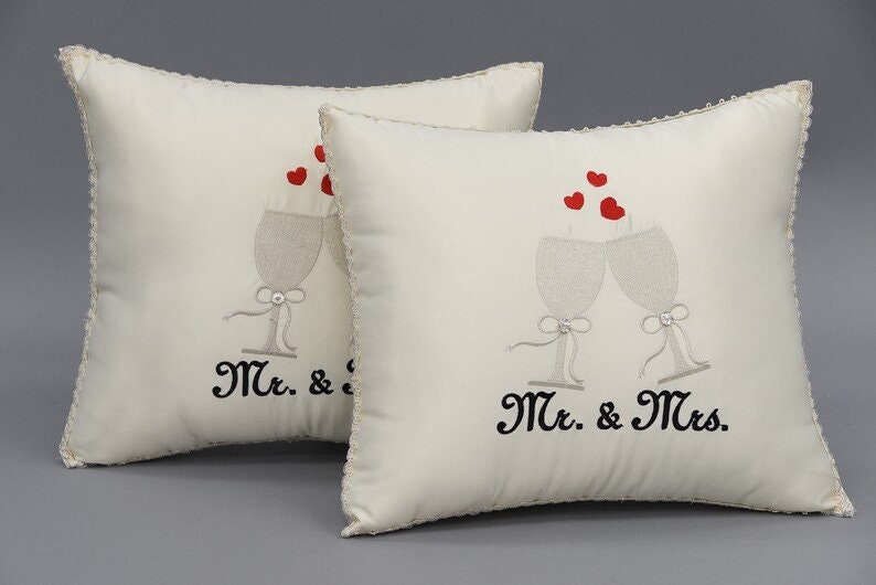 Custom Made Wedding Pillow Set/Personalizado Set de Cojines para Boda/Cojines para Boda, Pillow Set, Cojines de Boda126