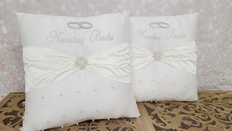 Custom Made Wedding Pillow Set/Personalizado Set de Cojines para Boda/Cojines para Boda, Pillow Set, Cojines de Boda106