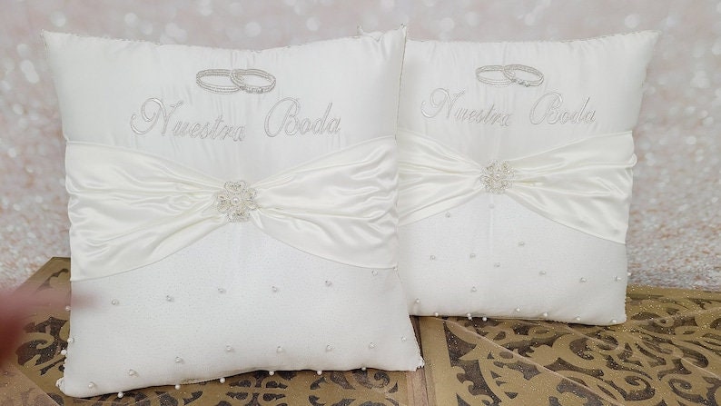 Custom Made Wedding Pillow Set/Personalizado Set de Cojines para Boda/Cojines para Boda, Pillow Set, Cojines de Boda106