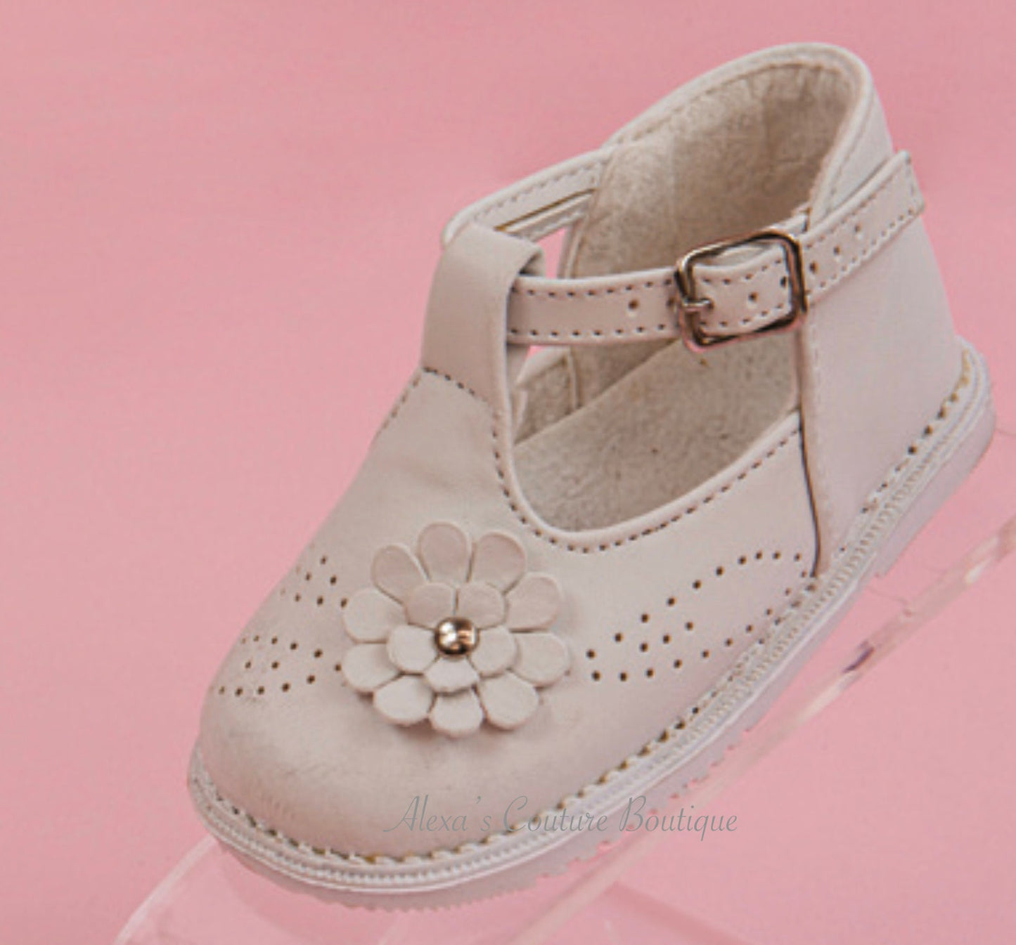 Baby Girl's Baptism Shoes with rhinestone/Zapato de Bautizo para Nina/ Girl Baptism Shoes White Christening, Baby Girl Shoes, White Shoes239