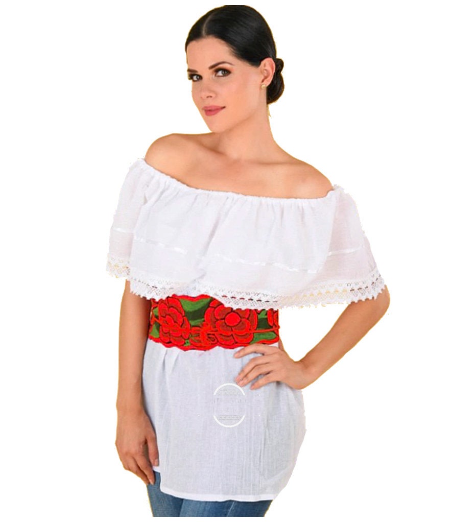 Blusa Mexican Over the shoulders Mexican blouse /Blusa Tradicional Mexicana Mexican Over the shoulders Top193
