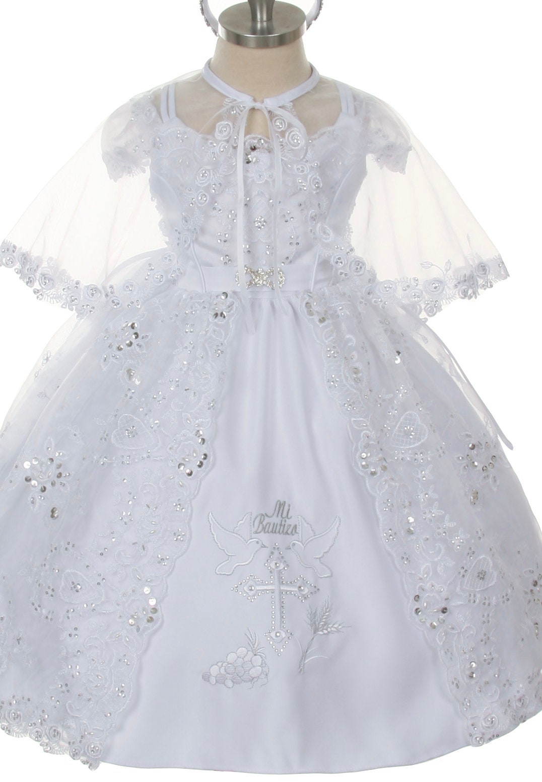 Christening Dress, Girls Complete Baptism Outfit Lace Baptism Dress, Lace Baby Girls Dress, Girls Lace Baptism Dresses93