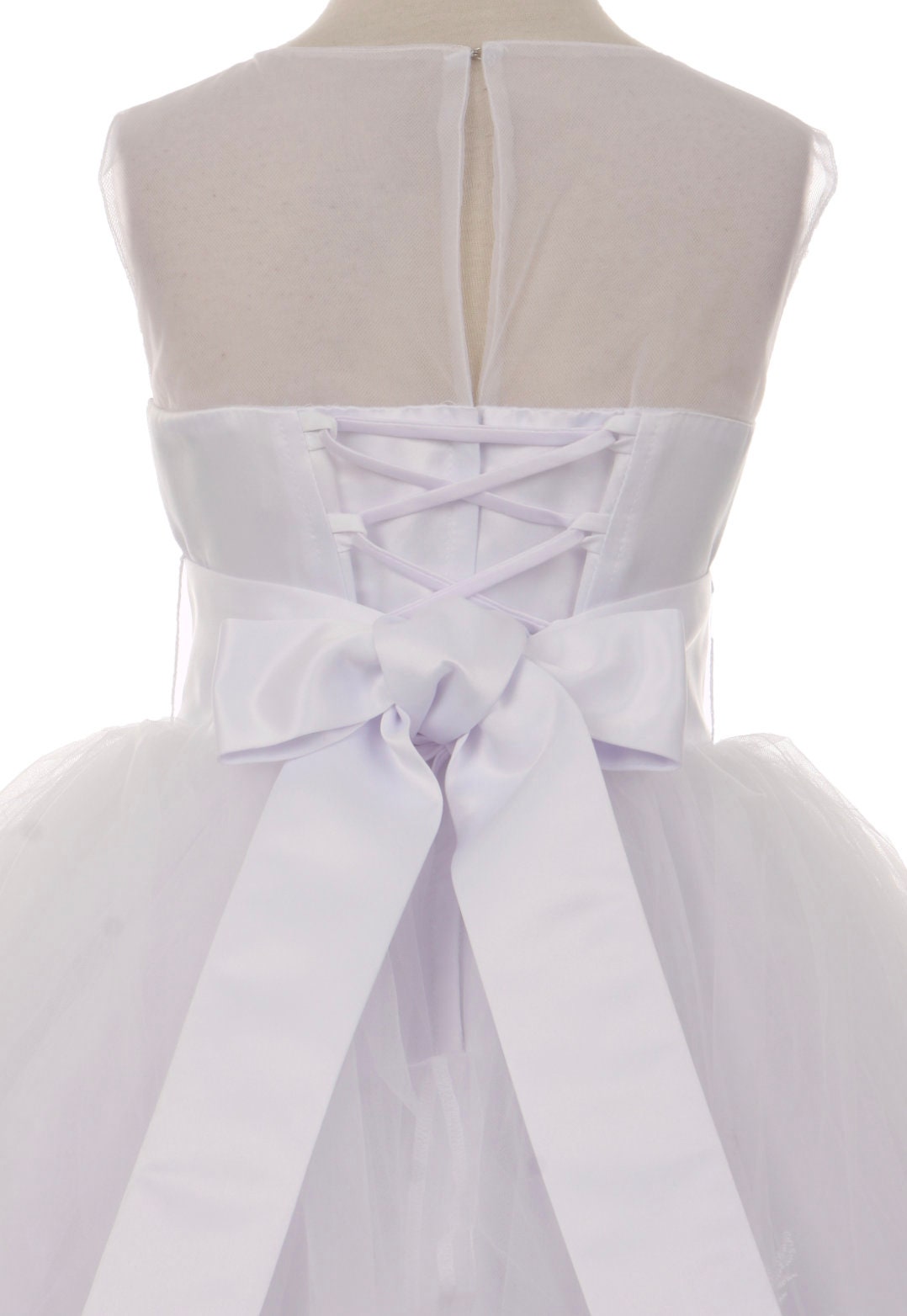 First Communion Dress/Vestido de Primera Communion/First Communion Dress with Lace White Flower Girl Communion Gown | Holy Communion Dress59