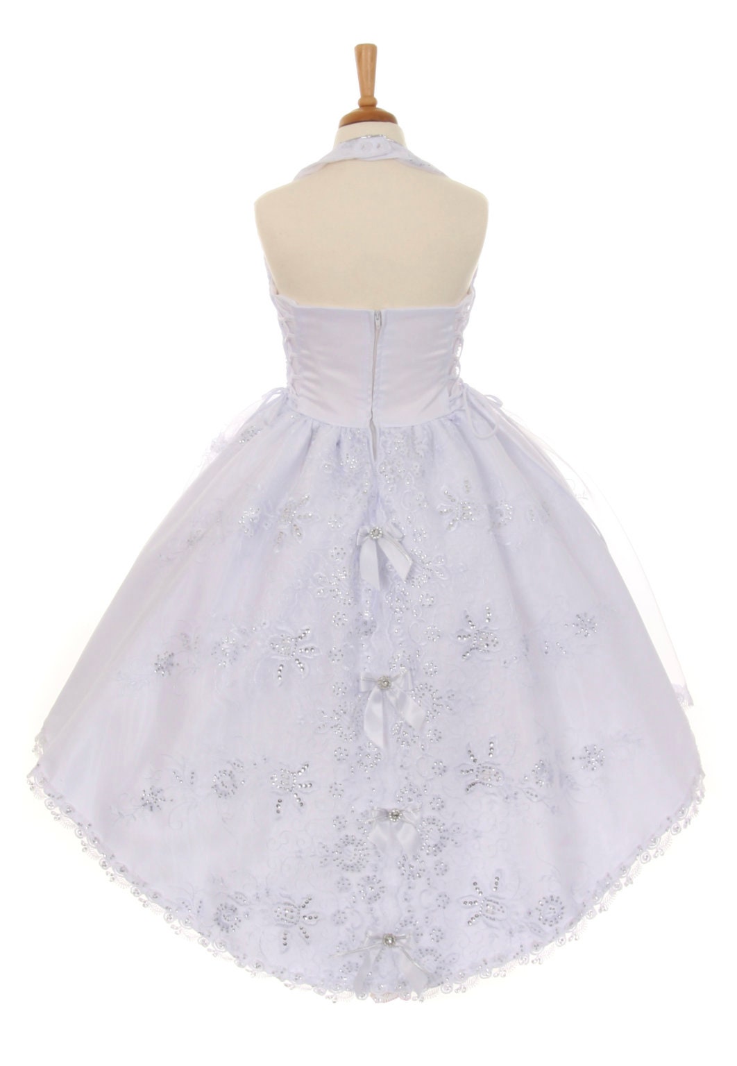 First Communion Dress/Vestido de Primera Communion/First Communion Dress with Lace White Flower Girl Communion Gown | Holy Communion Dress221
