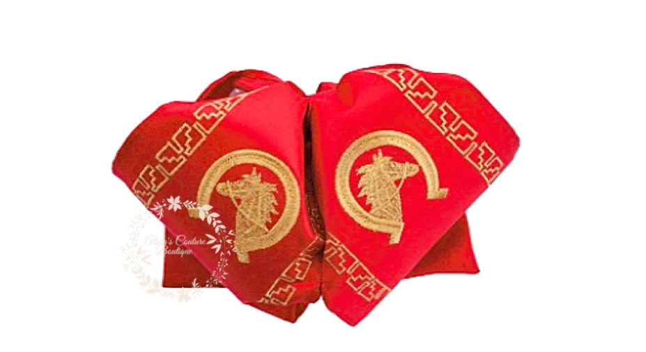 Embroidered Charro Bow for Adults, Mexican Bow for Adults, Charro, Bow Tie, Embroidery, Mariachi Accessories M4 215