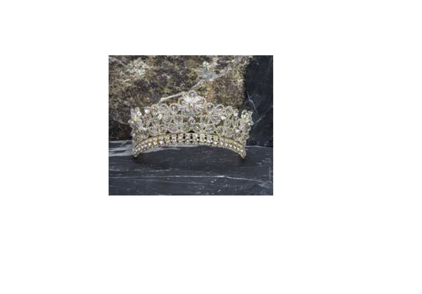 Quinceanera Tiara, Crystal Tiara, Crown, Headpiece, Bridal Tiara, Quinceañera, Sweet 16 Tiara, Sparkling Tiara325