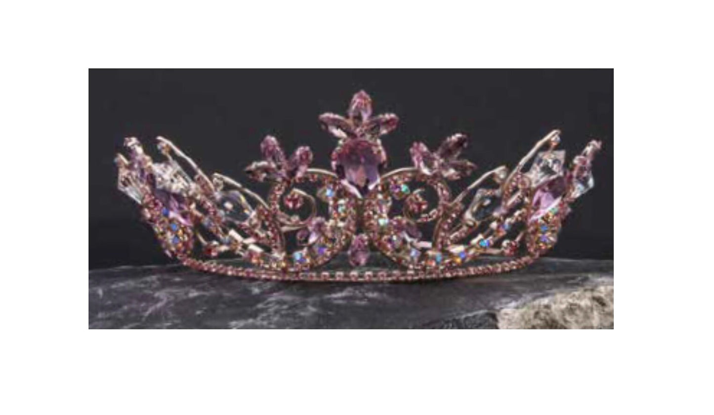 Quinceanera Tiara, Crystal Tiara, Crown, Headpiece, Bridal Tiara, Quinceañera, Sweet 16 Tiara, Sparkling Tiara408