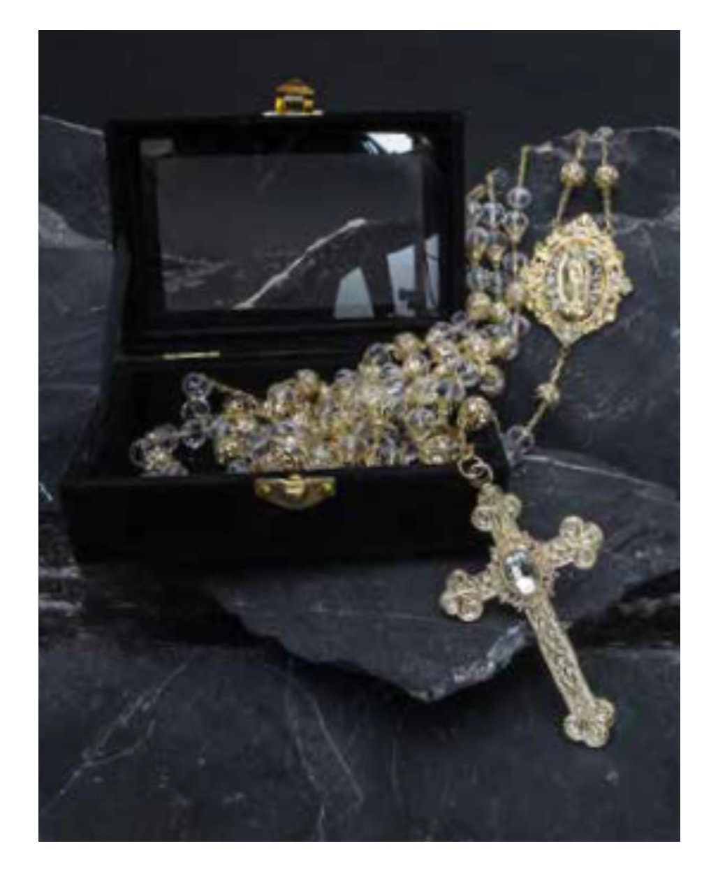 Ornate Wedding Lasso, Wedding Lasso Gold Cross, Wedding Lasso Rosary, Wedding Tradition, Gold Lasso Box, Lazo para Boda172