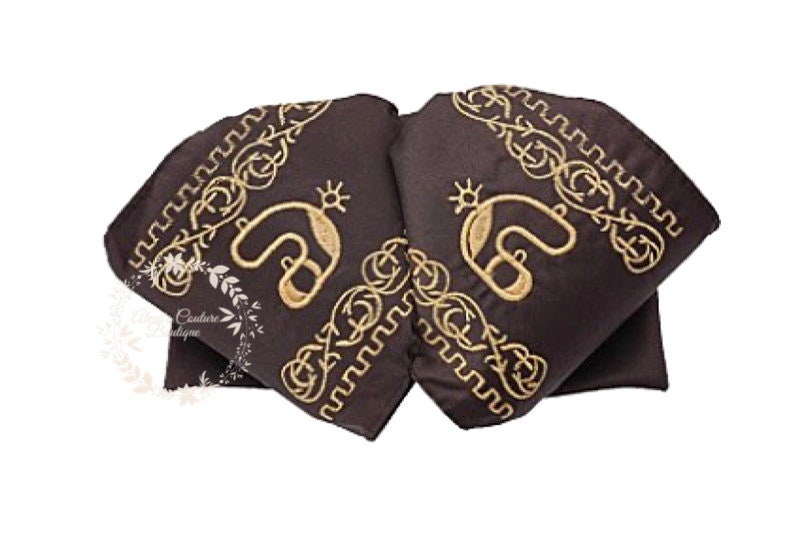 Embroidered Charro Bow for Adults, Mexican Bow for Adults, Charro, Bow Tie, Embroidery, Mariachi Accessories M4 213