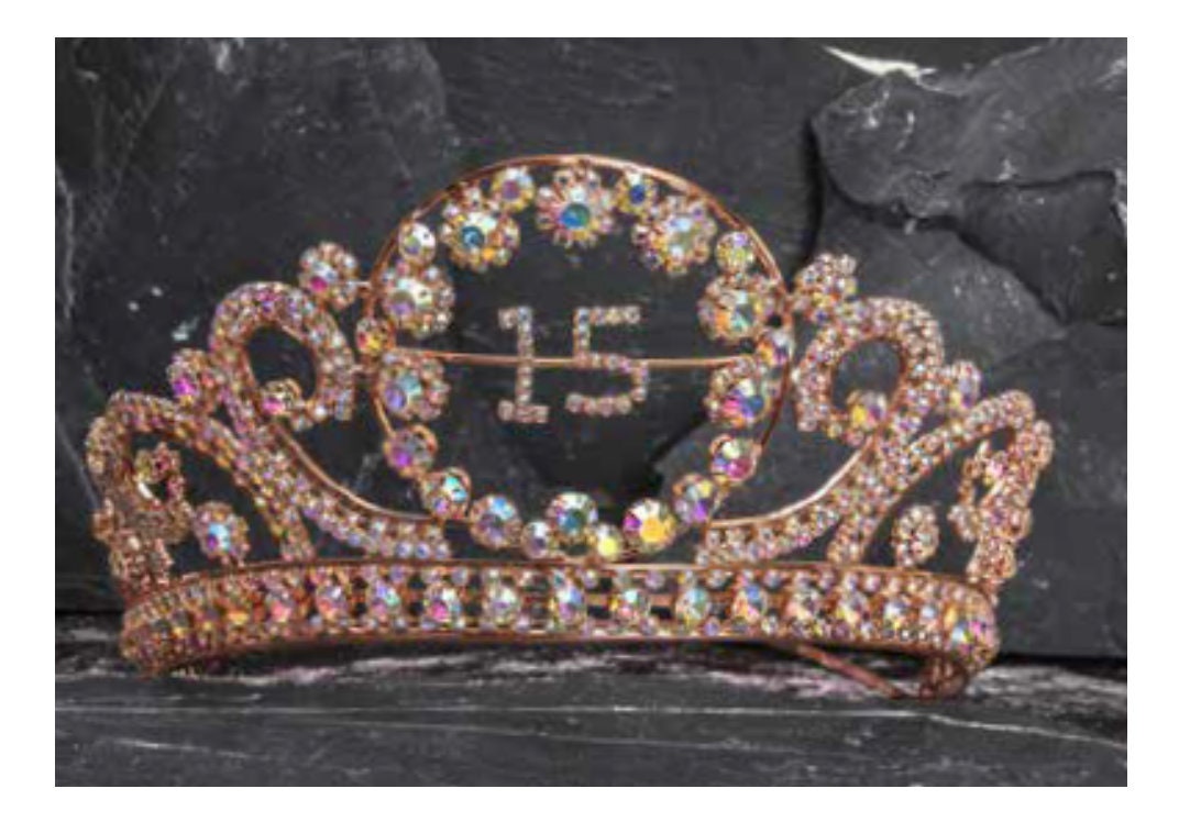 Quinceanera Tiara, Crystal Tiara, Crown, Headpiece, Bridal Tiara, Quinceañera, Sweet 16 Tiara, Sparkling Tiara368