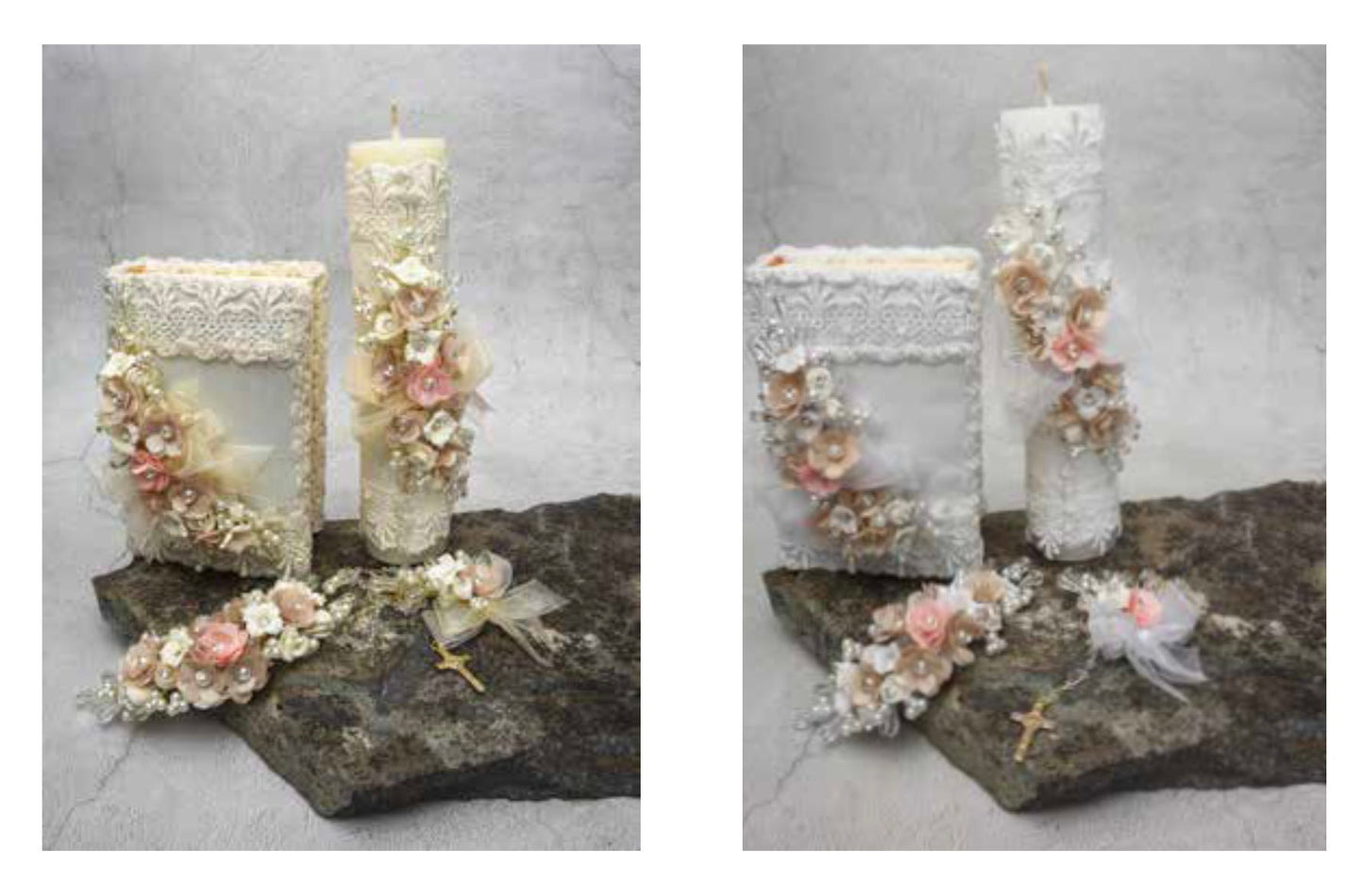 First Communion Candle Set/Set Vela de Prima Communion236