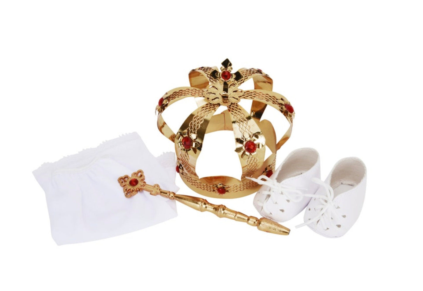 Trajecito de Nino de Rey de Reyes para Niño Dios con accesorios Incluidos/Baby Jesus Outfit200