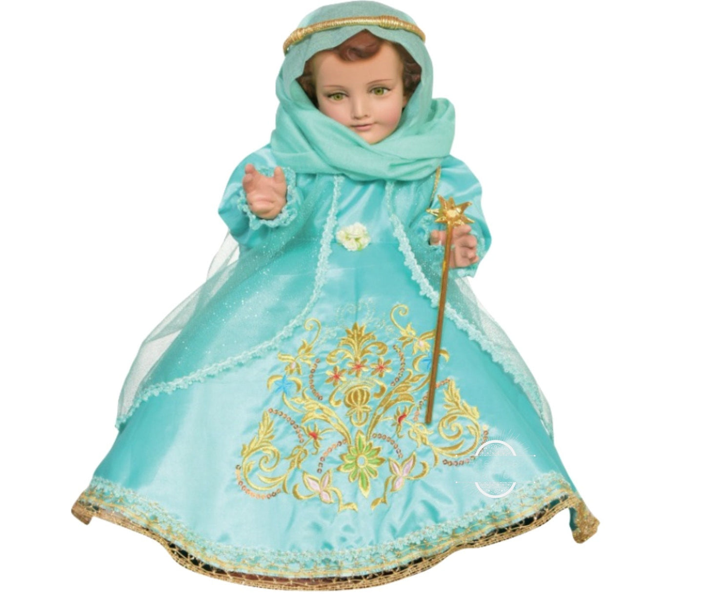 Trajecito de Nino de Belen para Niño Dios con accesorios Incluidos/Baby Jesus Outfit 40
