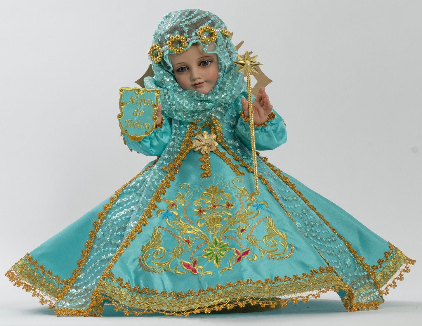 Trajecito de Niño de Belen para Niño Dios con accesorios Incluidos/Baby Jesus Outfit13