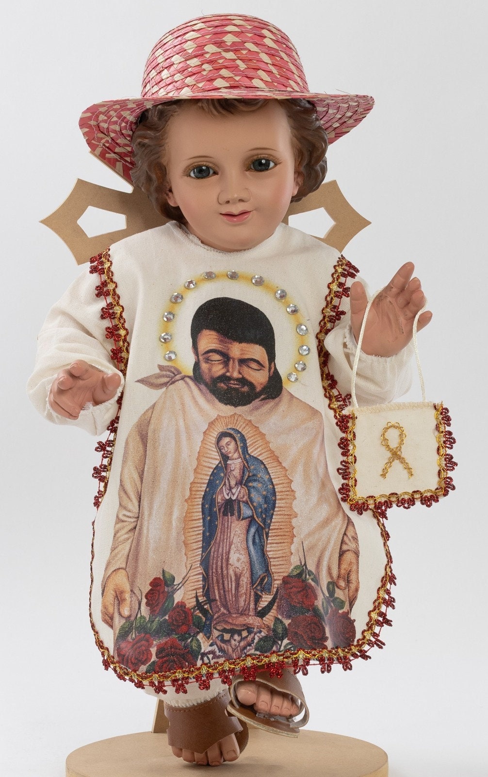 Trajecito de Juan Diego para Niño Dios con accesorios Incluidos/Baby Jesus Outfit 46