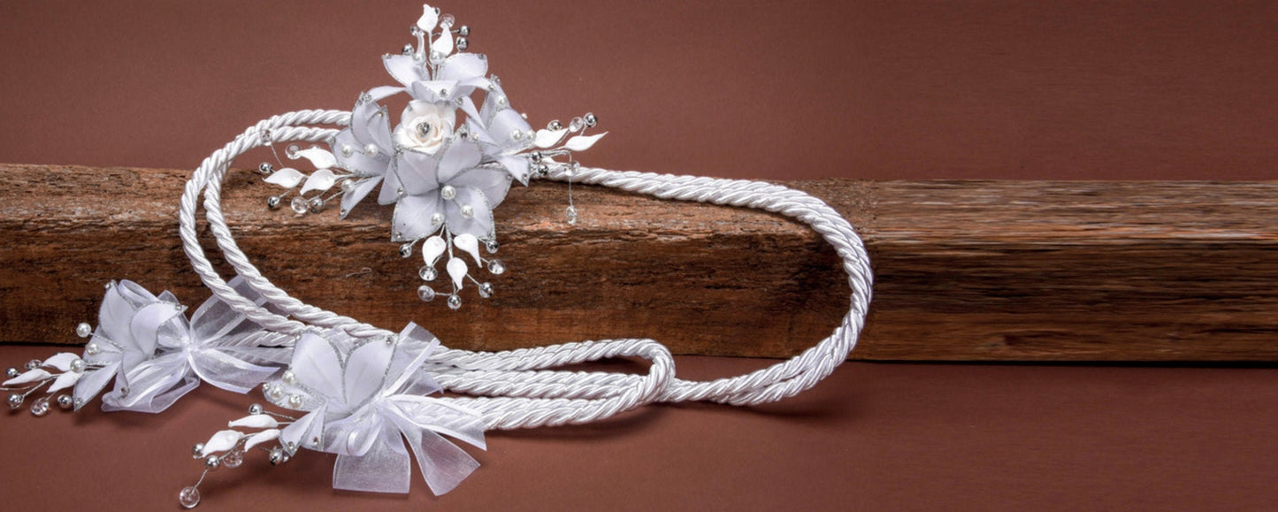 Beautiful Wedding Lasso, Wedding Unity Lasso, Wedding Gift, Unity Cord 54-L28 456