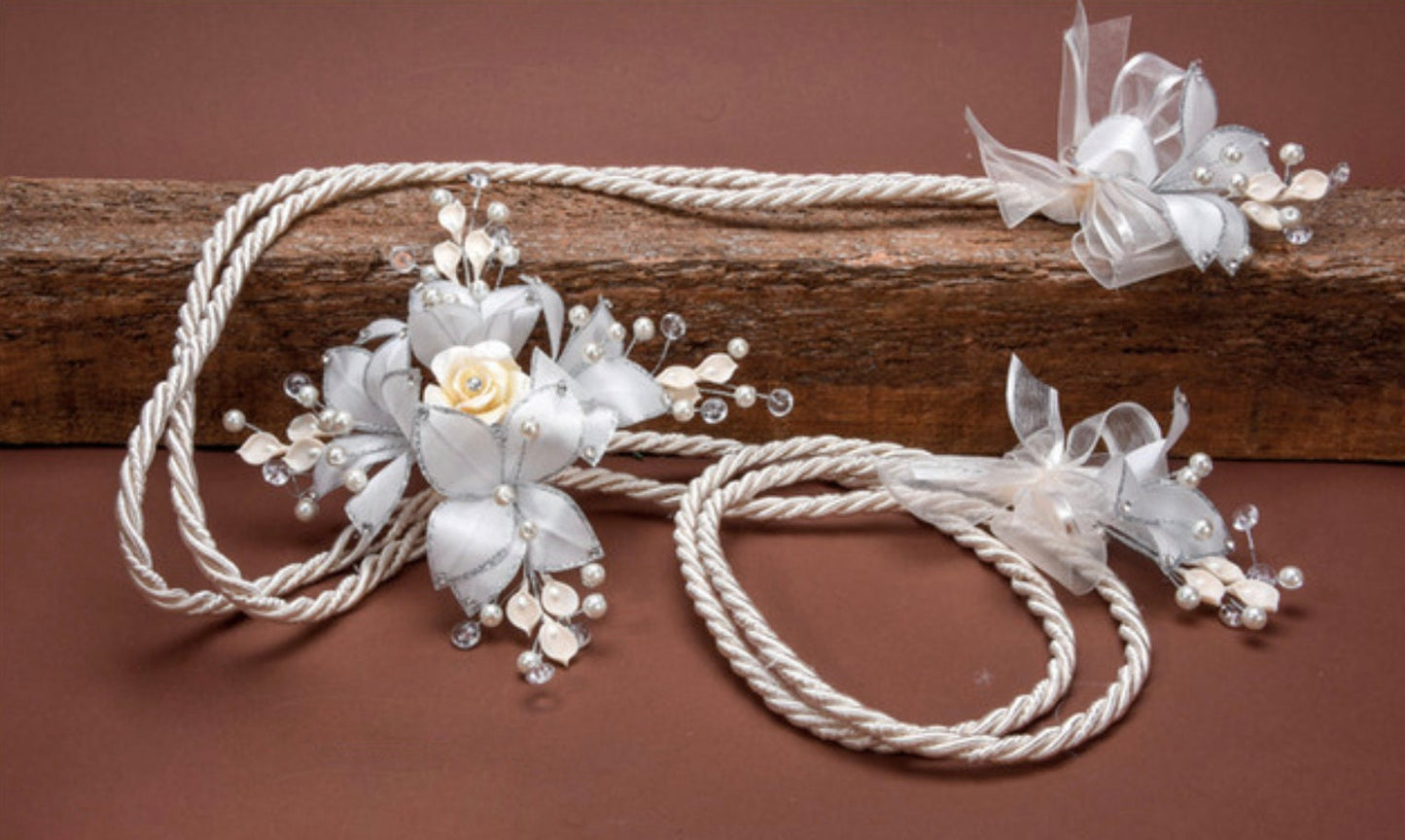 Beautiful Wedding Lasso, Wedding Unity Lasso, Wedding Gift, Unity Cord 54-L28 456