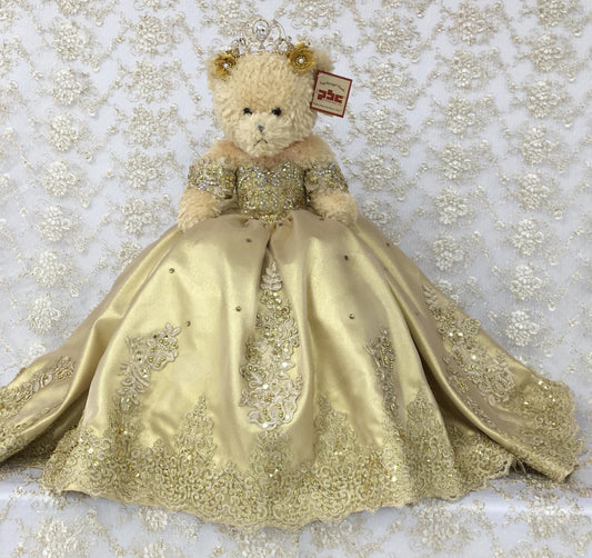 Personalized Quinceanera Teddy Bear Dress, Custom made Teddy Bear Dress, Includes Custom made Dress and Bear458