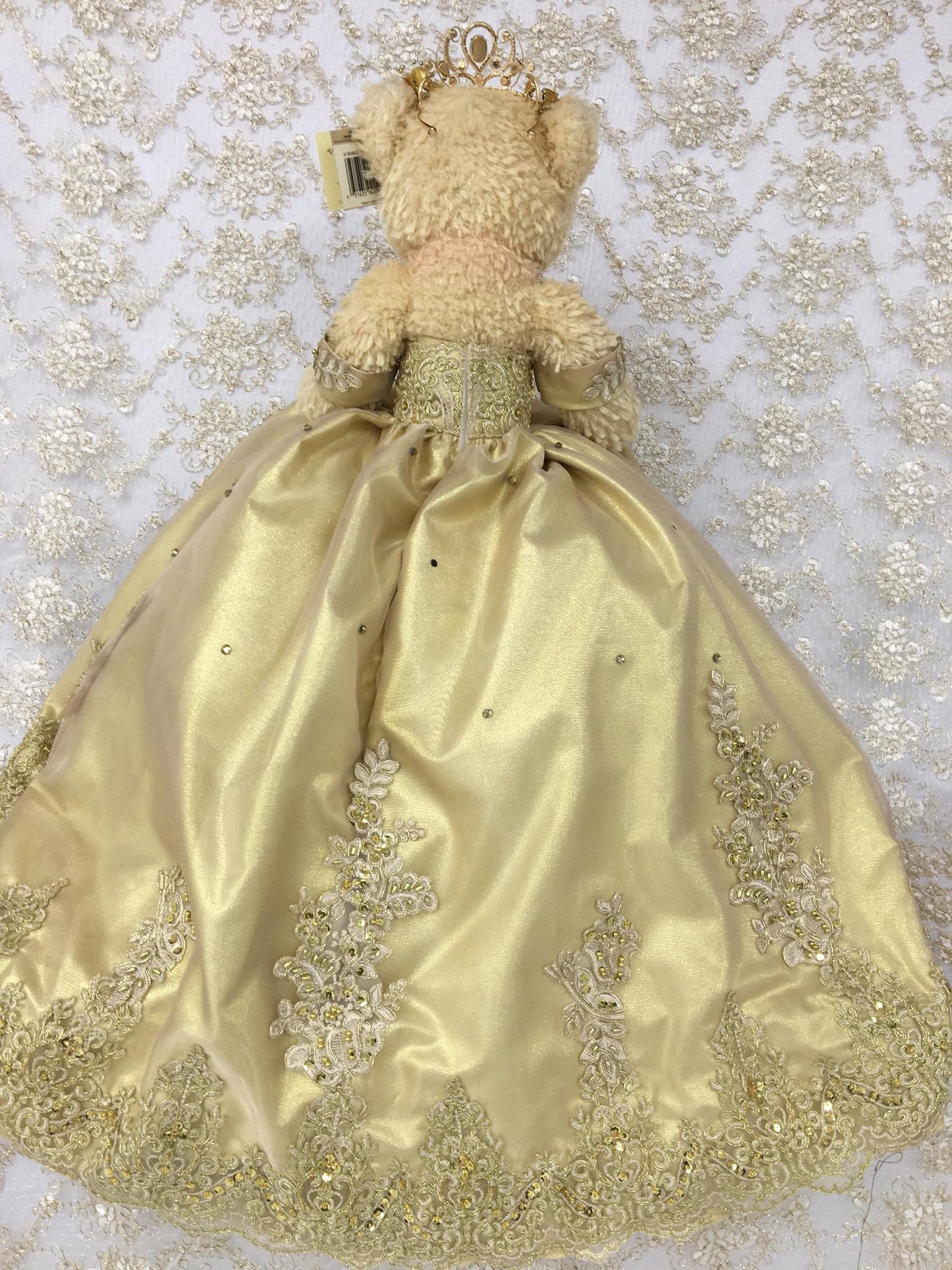 Personalized Quinceanera Teddy Bear Dress, Custom made Teddy Bear Dress, Includes Custom made Dress and Bear458