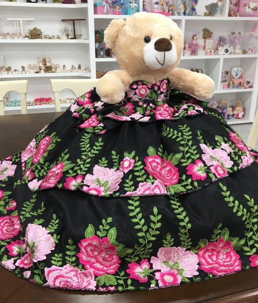 Personalized Quinceanera Teddy Bear Dress, Custom made Teddy Bear Dress, Includes Custom made Dress and Bear285