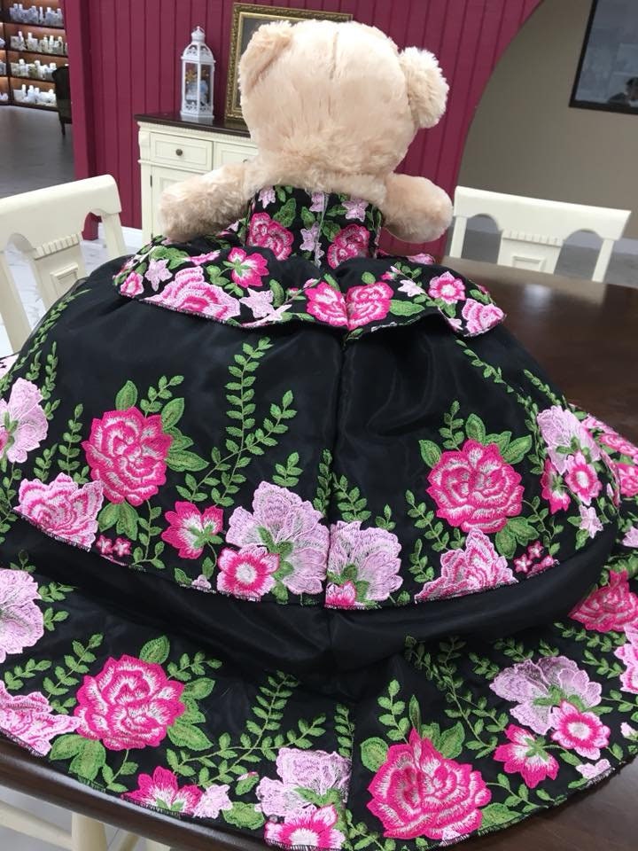Personalized Quinceanera Teddy Bear Dress, Custom made Teddy Bear Dress, Includes Custom made Dress and Bear285