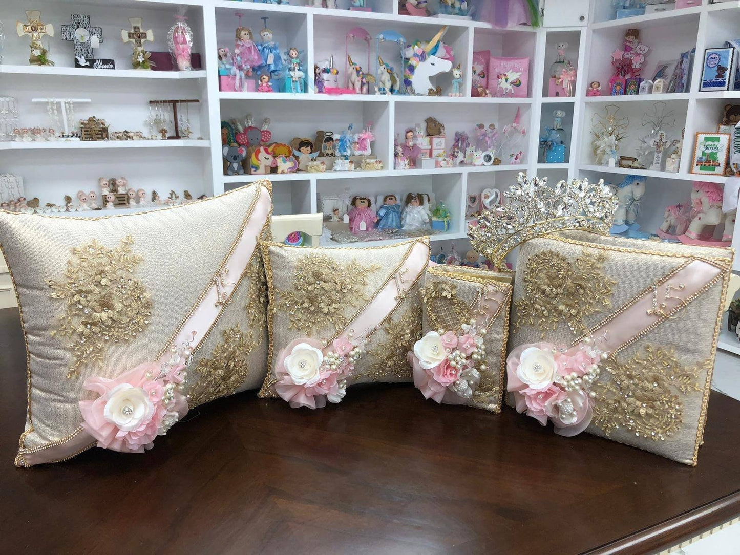 Set de Cojines para Quinceanera/Custom made Pillow Set/ Set de Cojines para Quinceanera Custom Sweet Sixteen Set Quinceanera Pillow Set490