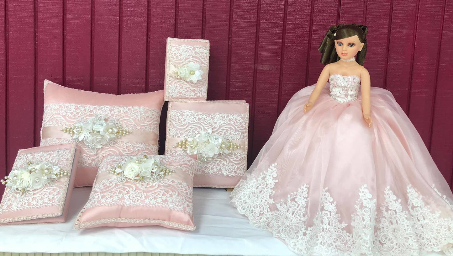 Set de Cojines para Quinceanera/Custom made Pillow Set/ Set de Cojines para Quinceanera Custom Sweet Sixteen Set Quinceanera Pillow Set189