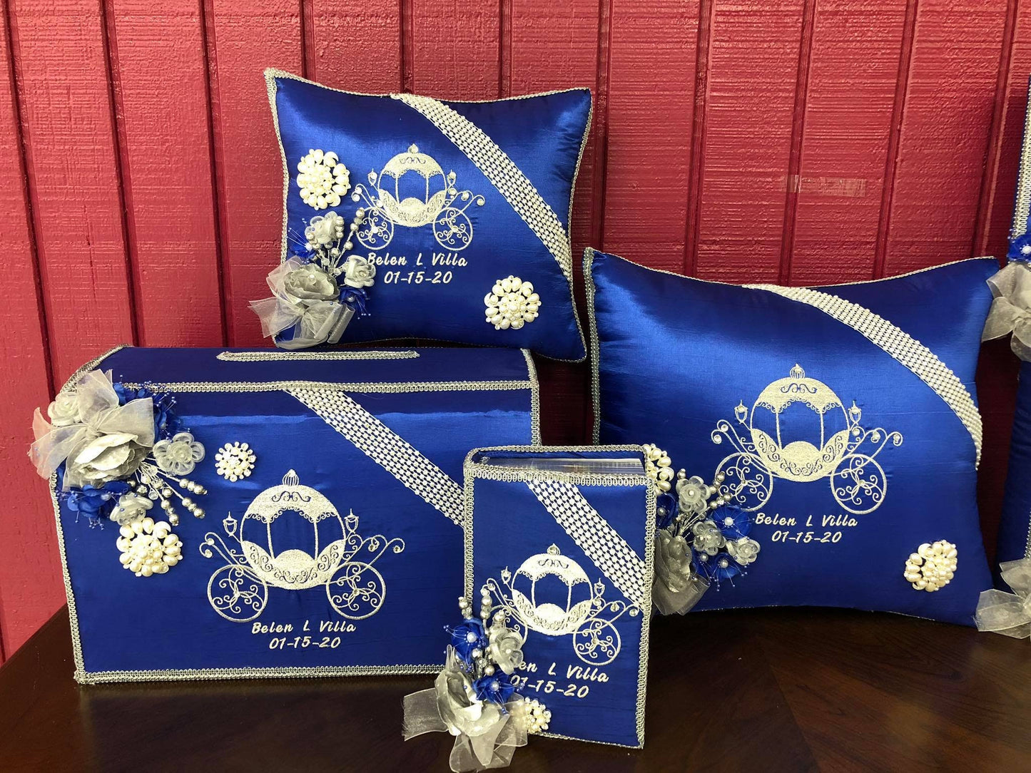 Set de Cojines para Quinceanera/Custom made Pillow Set/ Set de Cojines para Quinceanera Custom Sweet Sixteen Set Quinceanera Pillow Set92