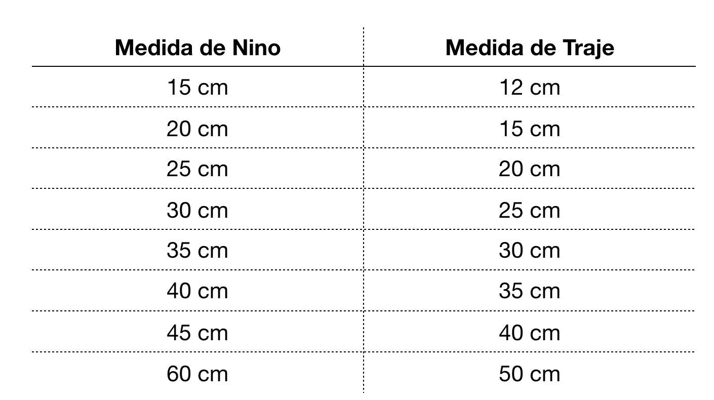 Trajecito de Nino de la Esperanza para Niño Dios con accesorios Incluidos/Baby Jesus Outfit105