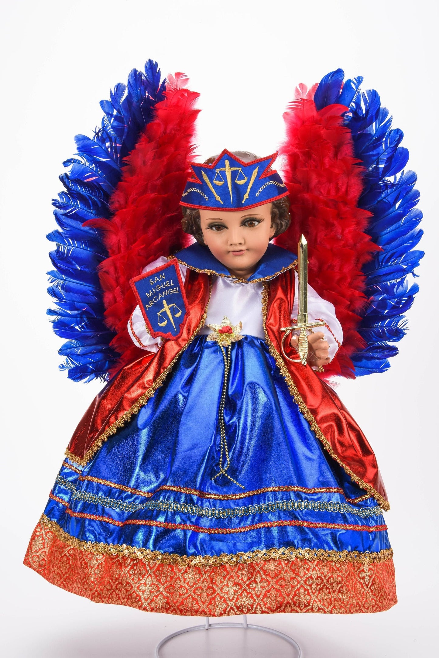 Trajecito de San Miguel Arcángel para Niño Dios con accesorios Incluidos/Baby Jesus Outfit97