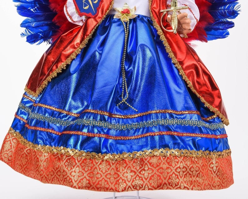 Trajecito de San Miguel Arcángel para Niño Dios con accesorios Incluidos/Baby Jesus Outfit97