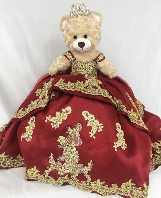 Personalized Quinceanera Teddy Bear Dress, Custom made Teddy Bear Dress, Includes Custom made Dress and Bear535