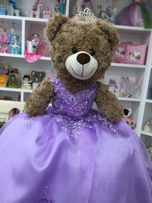 Personalized Quinceanera Teddy Bear Dress, Custom made Teddy Bear Dress, Includes Custom made Dress and Bear480