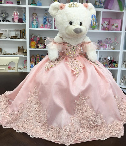 Personalized Quinceanera Teddy Bear Dress, Custom made Teddy Bear Dress, Includes Custom made Dress and Bear80