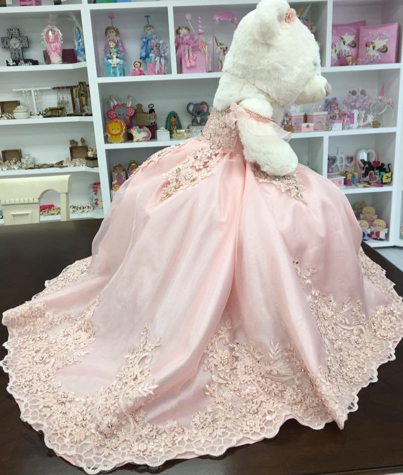 Personalized Quinceanera Teddy Bear Dress, Custom made Teddy Bear Dress, Includes Custom made Dress and Bear80