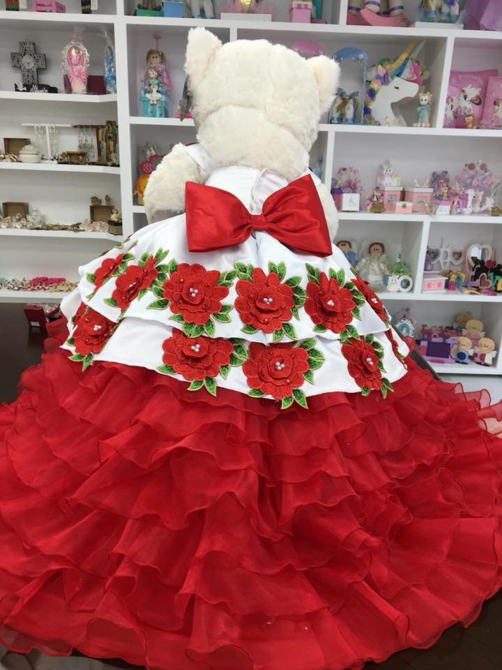 Personalized Quinceanera Teddy Bear Dress, Custom made Teddy Bear Dress, Includes Custom made Dress and Bear86