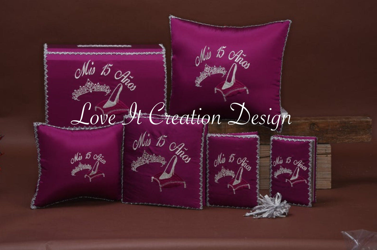 Set de Cojines para Quinceanera/Custom made Pillow Set/ Set de Cojines para Quinceanera Custom Sweet Sixteen Set Quinceanera Pillow Set218