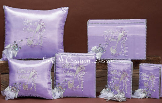 Set de Cojines para Quinceanera/Custom made Pillow Set/ Set de Cojines para Quinceanera Custom Sweet Sixteen Set Quinceanera Pillow Set474