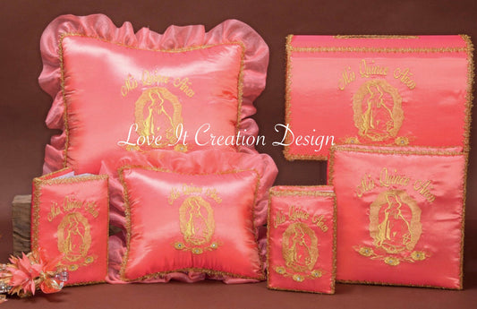 Set de Cojines para Quinceanera/Custom made Pillow Set/ Set de Cojines para Quinceanera Custom Sweet Sixteen Set Quinceanera Pillow Set203