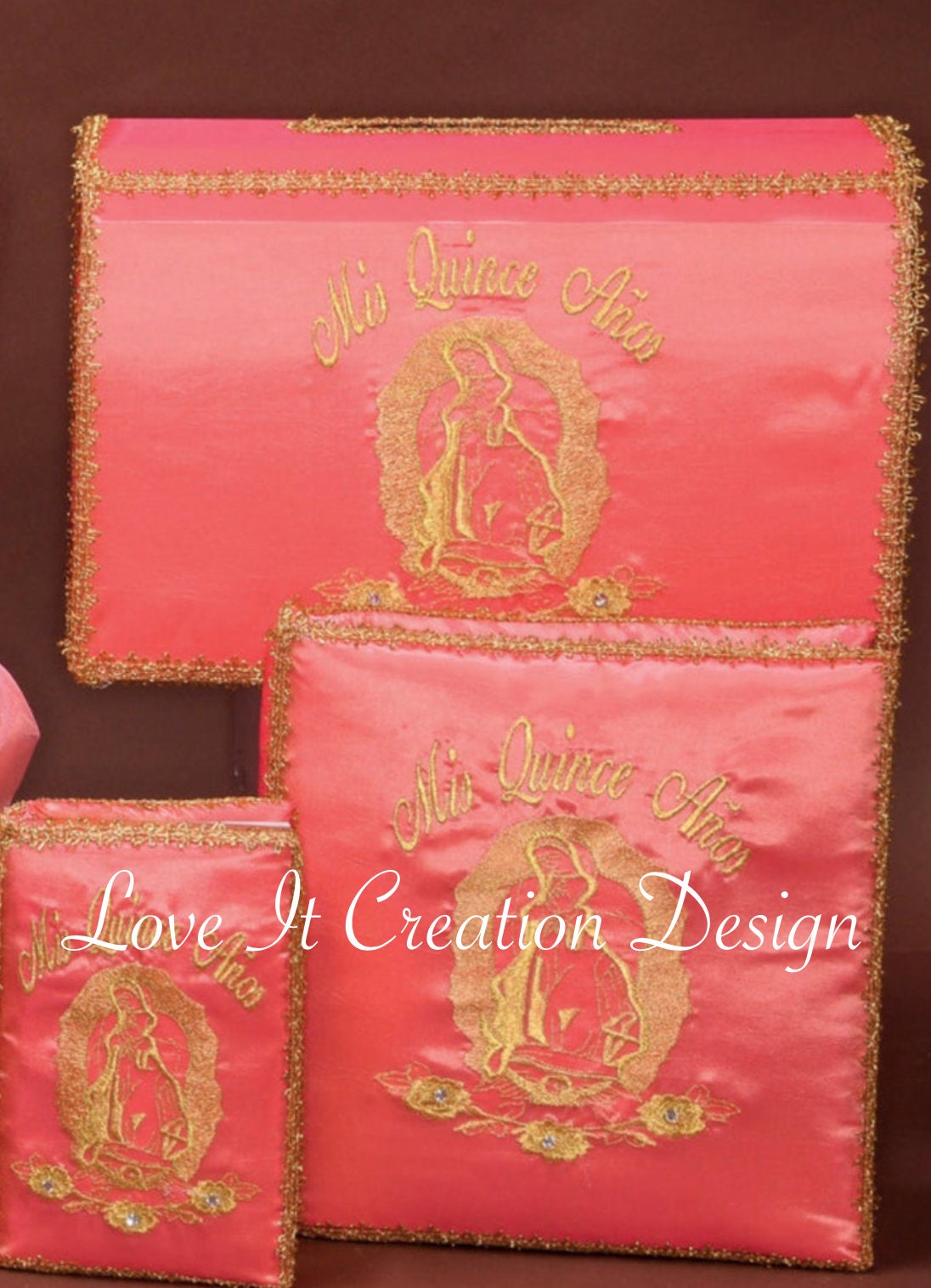 Set de Cojines para Quinceanera/Custom made Pillow Set/ Set de Cojines para Quinceanera Custom Sweet Sixteen Set Quinceanera Pillow Set203