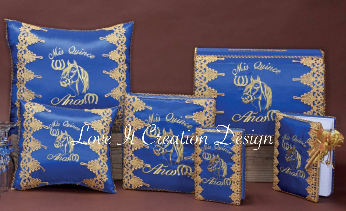 Set de Cojines para Quinceanera/Custom made Pillow Set/ Set de Cojines para Quinceanera Custom Sweet Sixteen Set Quinceanera Pillow Set173