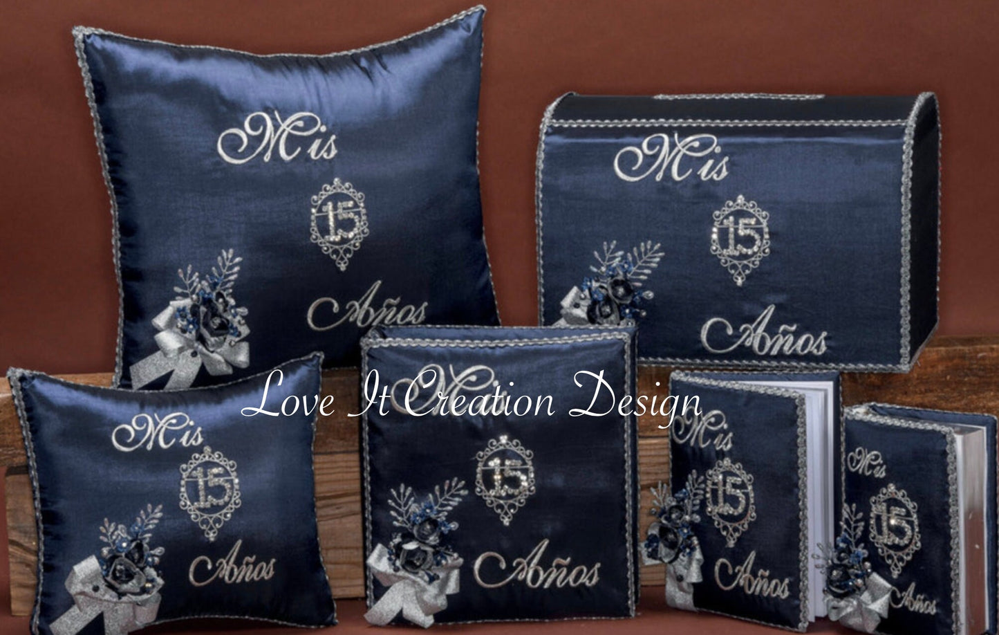 Set de Cojines para Quinceanera/Custom made Pillow Set/ Set de Cojines para Quinceanera Custom Sweet Sixteen Set Quinceanera Pillow Set293