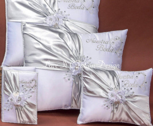 Custom Made Wedding Pillow Set/Personalizado Set de Cojines para Boda/Cojines para Boda, Pillow Set, Cojines de Boda149