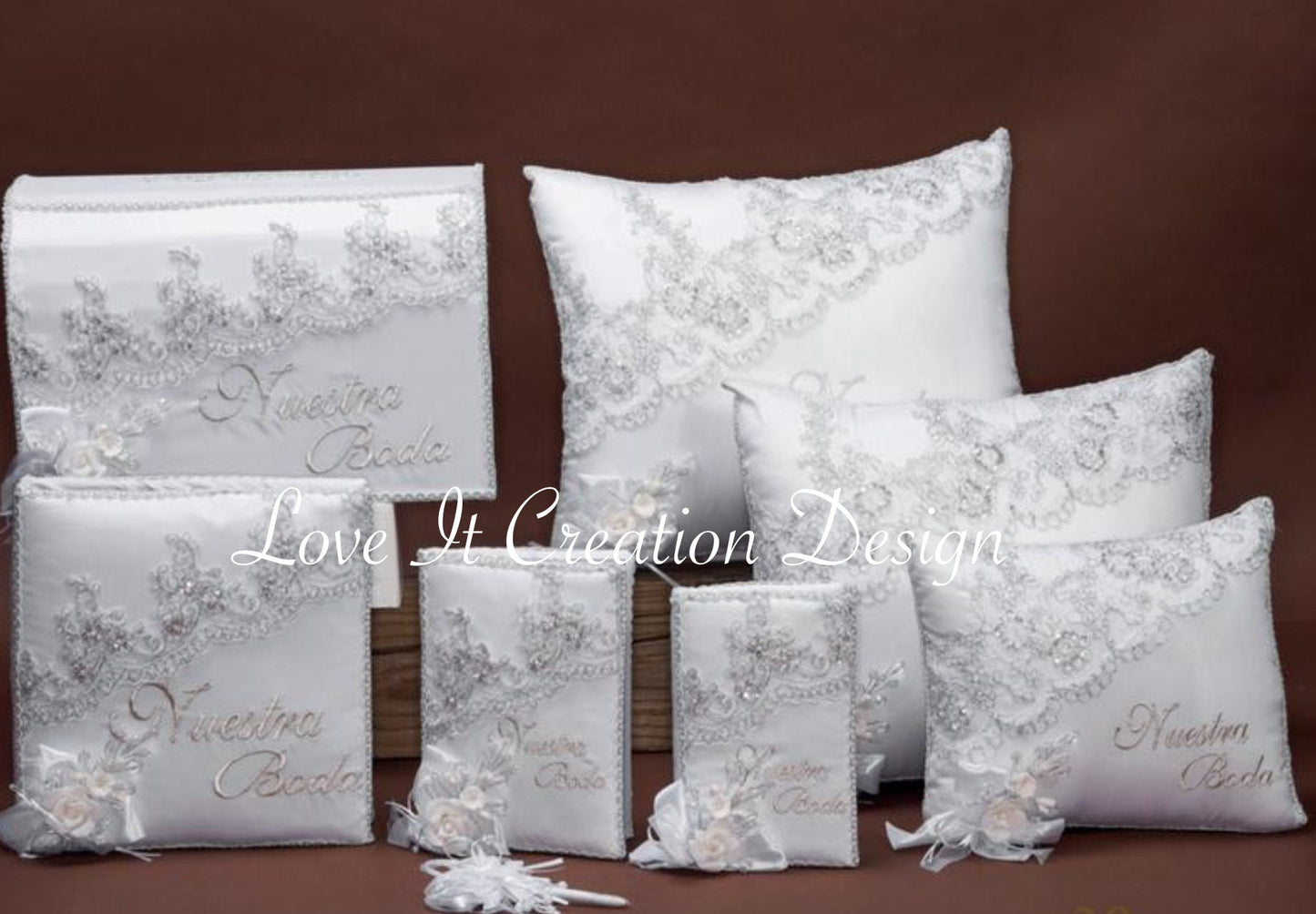 Custom Made Wedding Pillow Set/Personalizado Set de Cojines para Boda/Cojines para Boda, Pillow Set, Cojines de Boda515