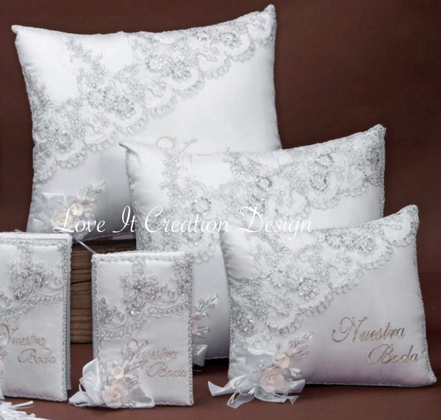 Custom Made Wedding Pillow Set/Personalizado Set de Cojines para Boda/Cojines para Boda, Pillow Set, Cojines de Boda515